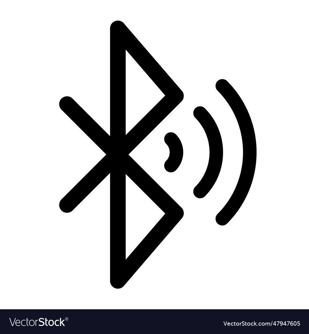 Bluetooth connection sign