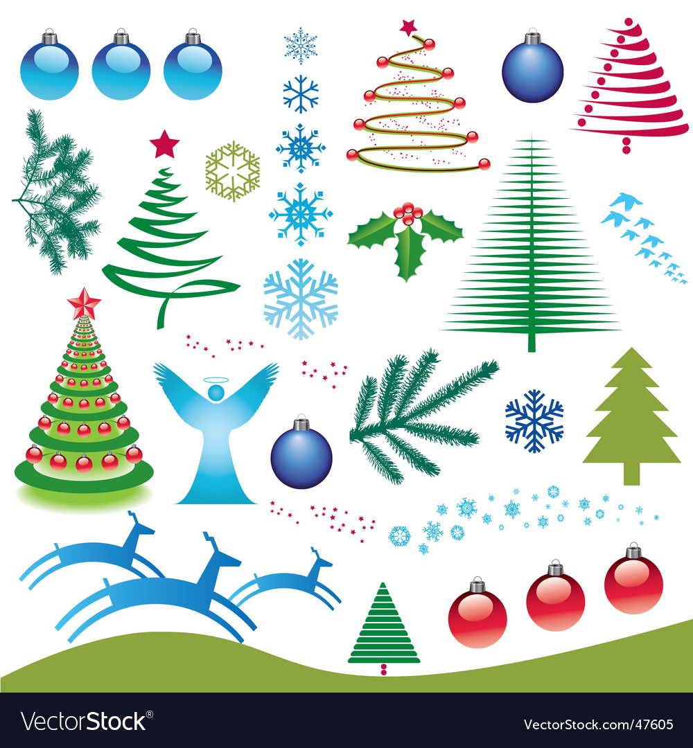 Christmas Elements Set