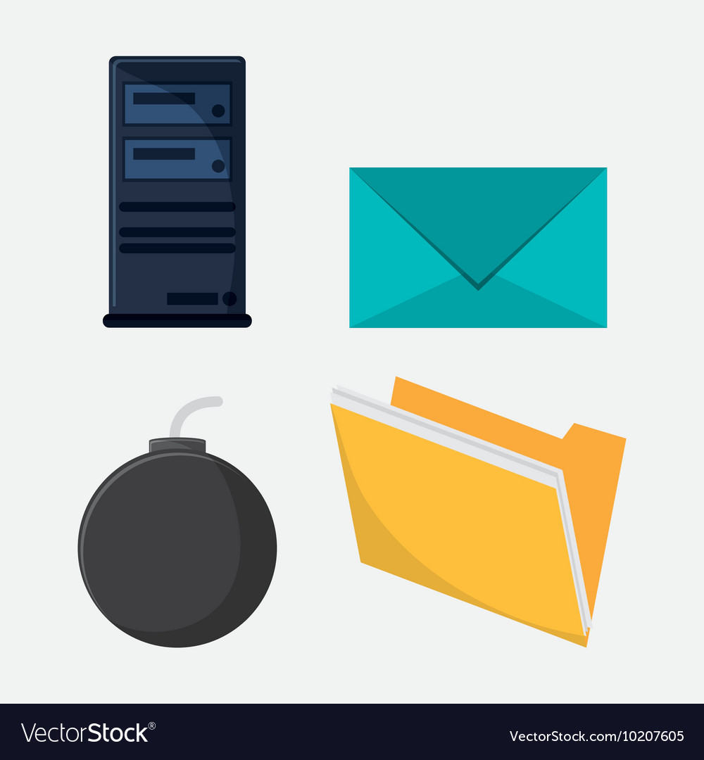 Cyber and system security icon