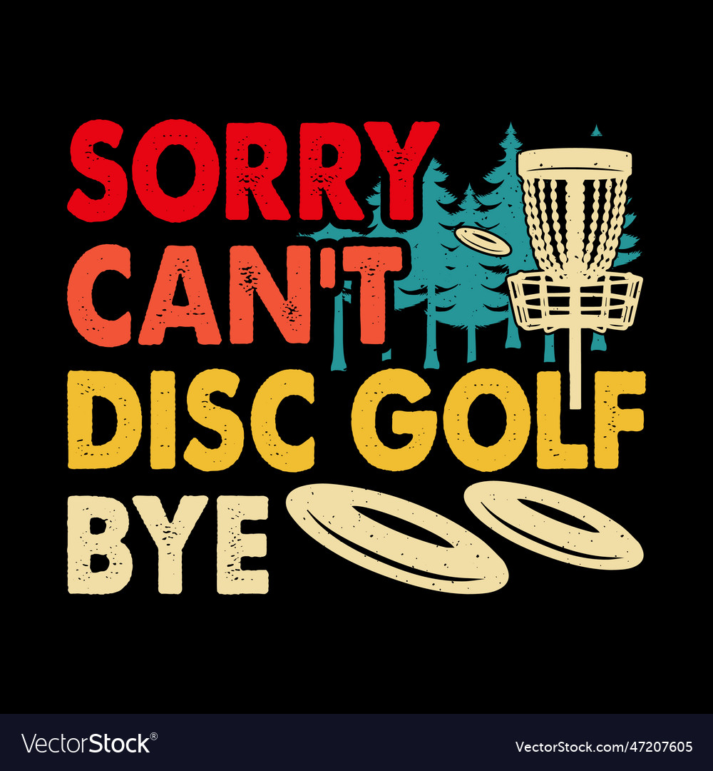 Disc golfer retro vintage golf t-shirt design