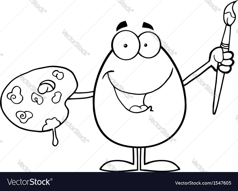 Egg cartoon character