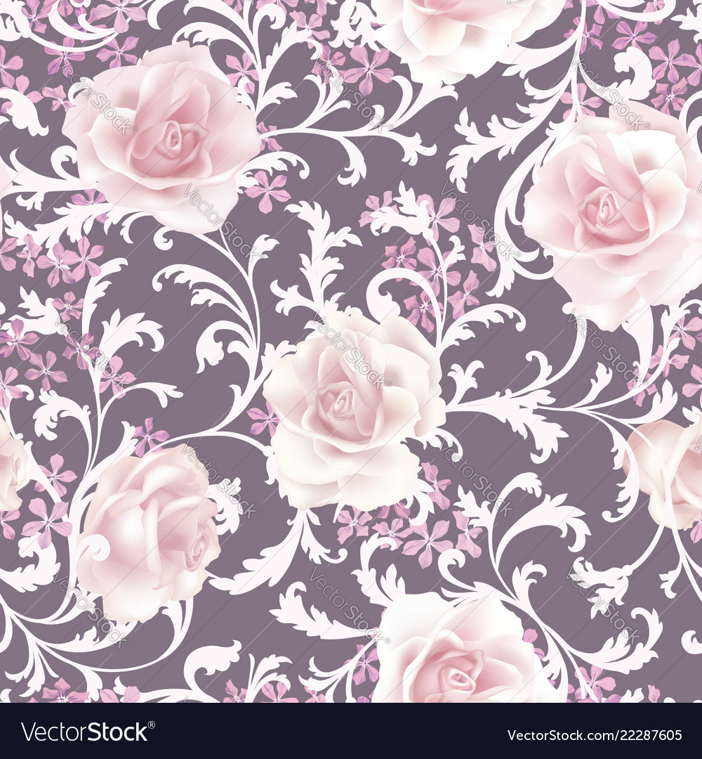 Floral Seamless Flower Background
