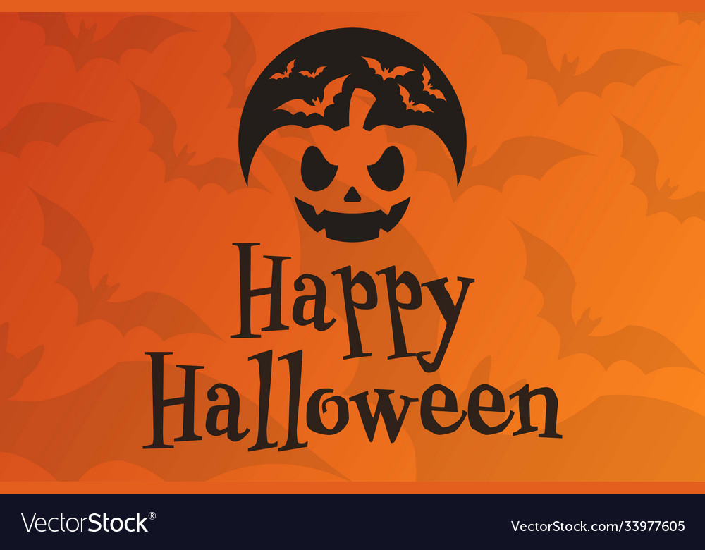 Halloween october 31 holiday concept template Vector Image