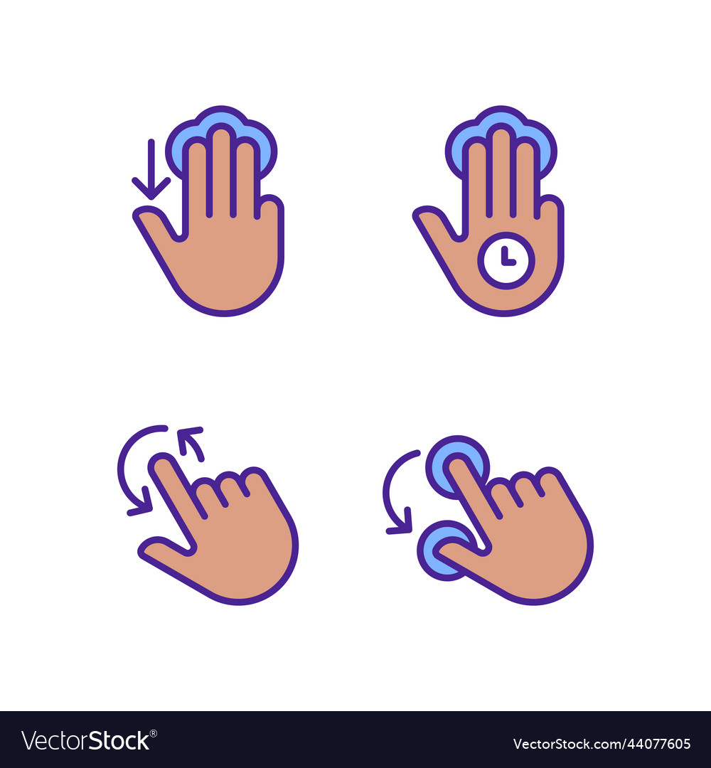 Multi touch function pixel perfect rgb color