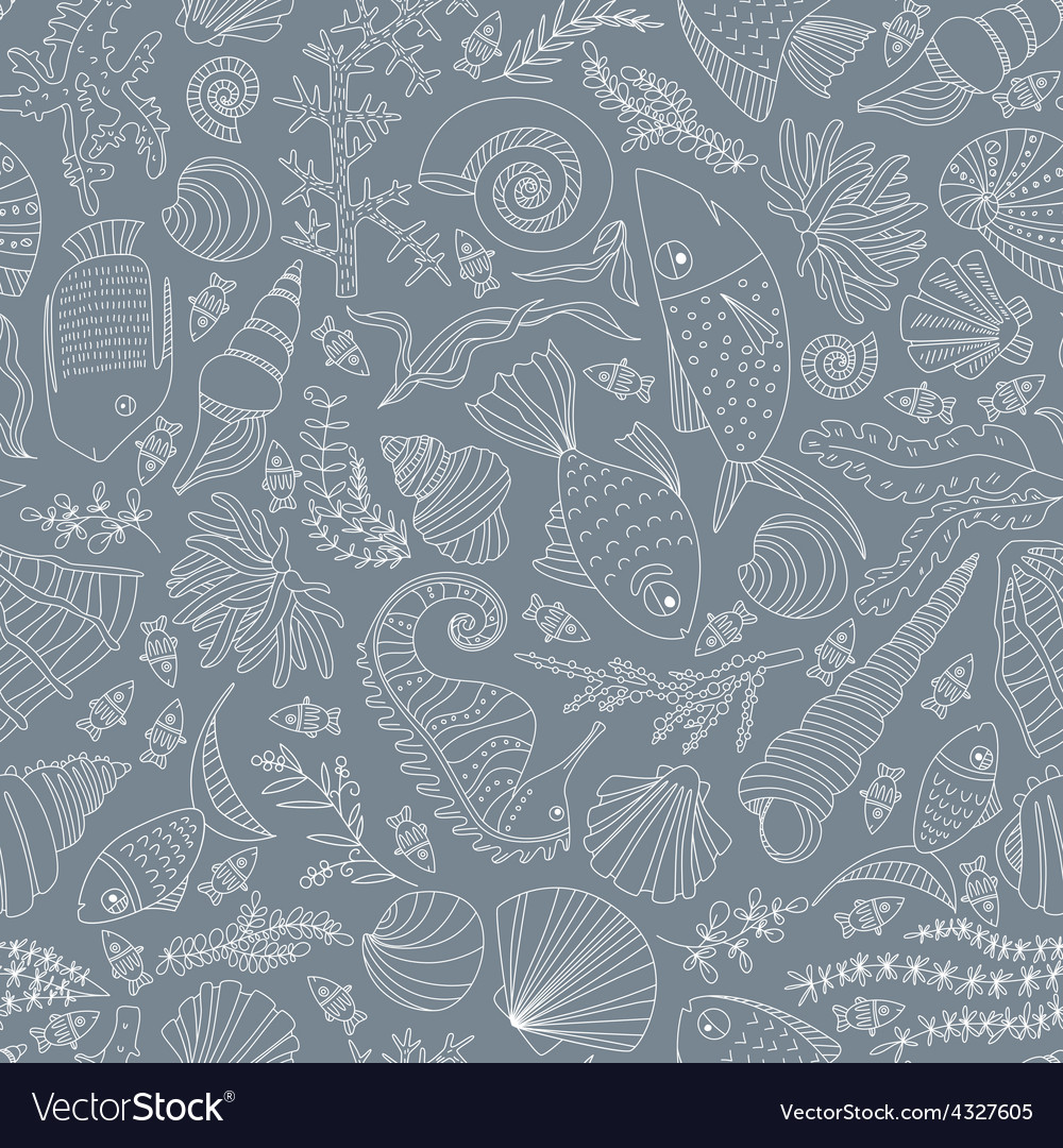Ocean Seashell Pattern