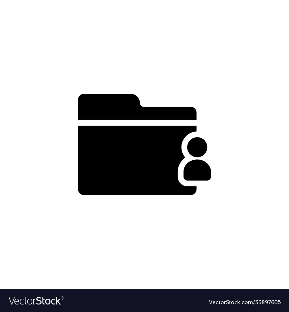 Personal data folder file icon