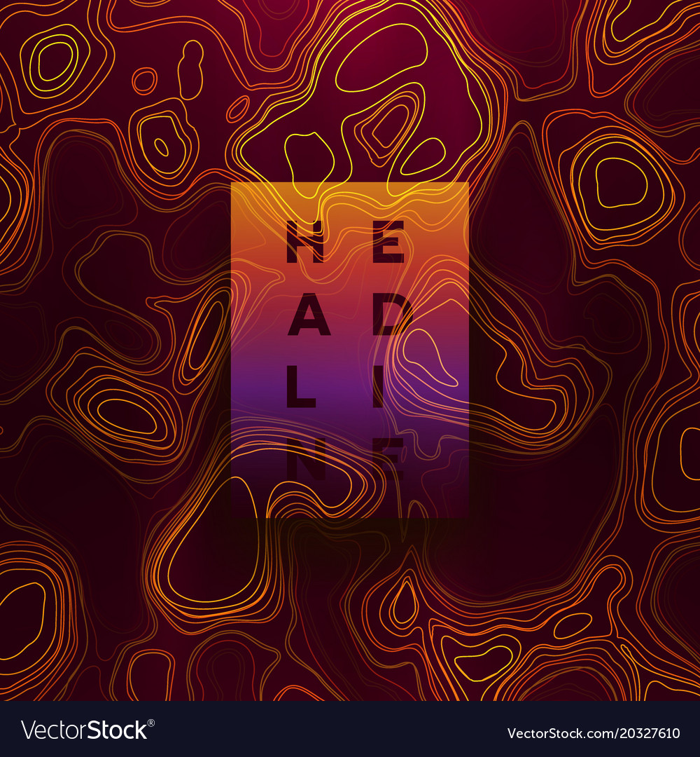 Abstract colorful topographic background