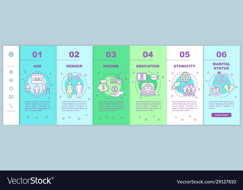 Demographics Onboarding Mobile UI
