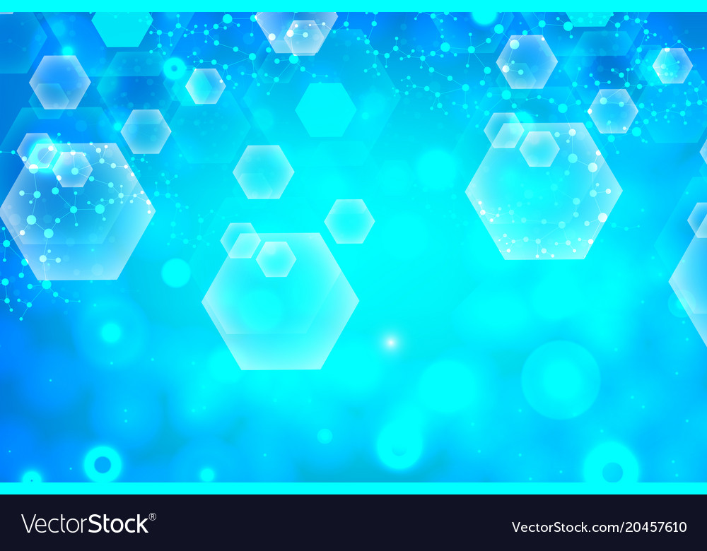 Geometric abstract background with connected line