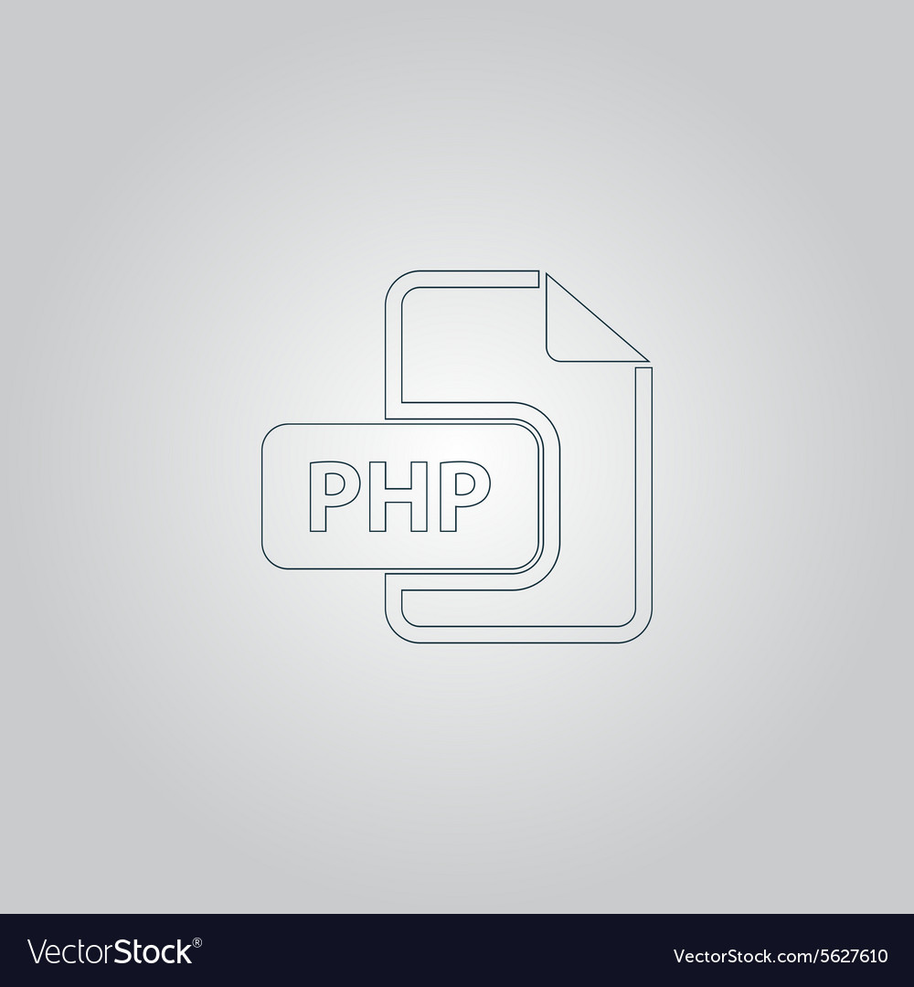 Php computer file extension symbol
