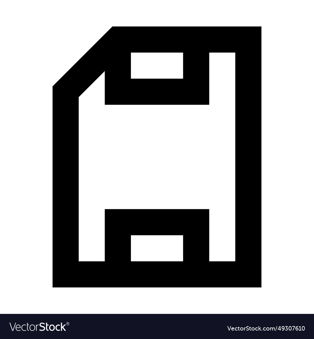 Save icon suitable for website ui design vector image Save icon suitable for website ui design