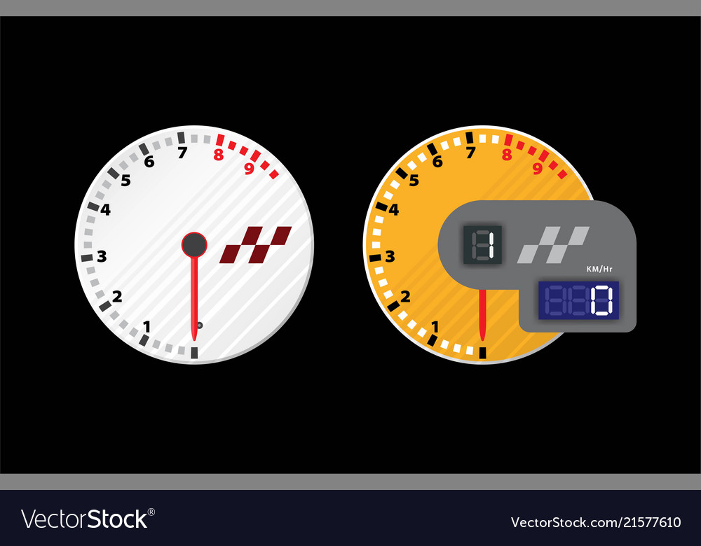Tachometer racing and speedometer with lcd