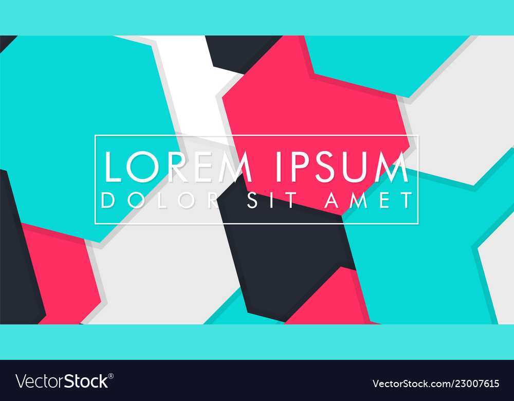 Abstract colorful hexagon background Vector Image Abstract colorful hexagon background