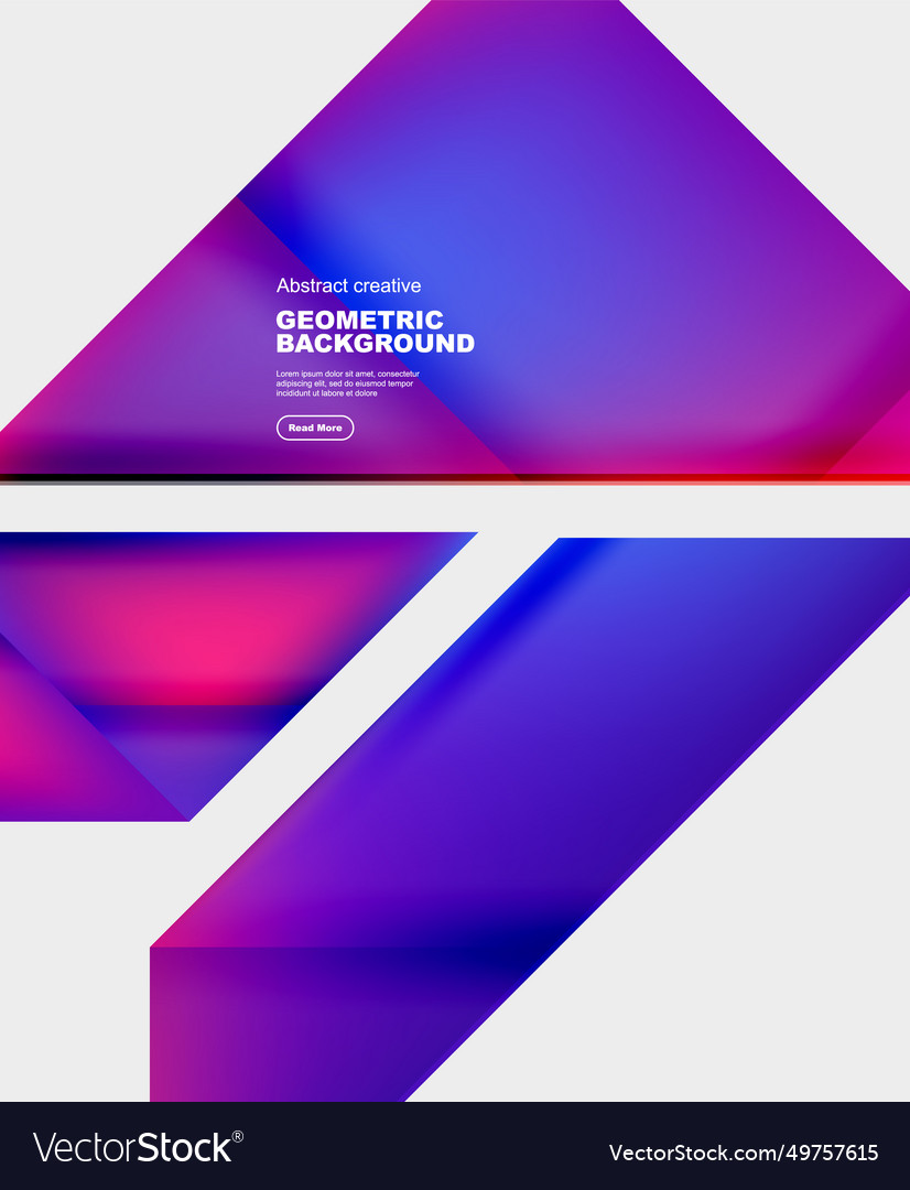 Abstract Gradient Triangles Background