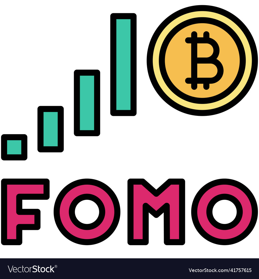 Fear of missing out icon bitcoin related