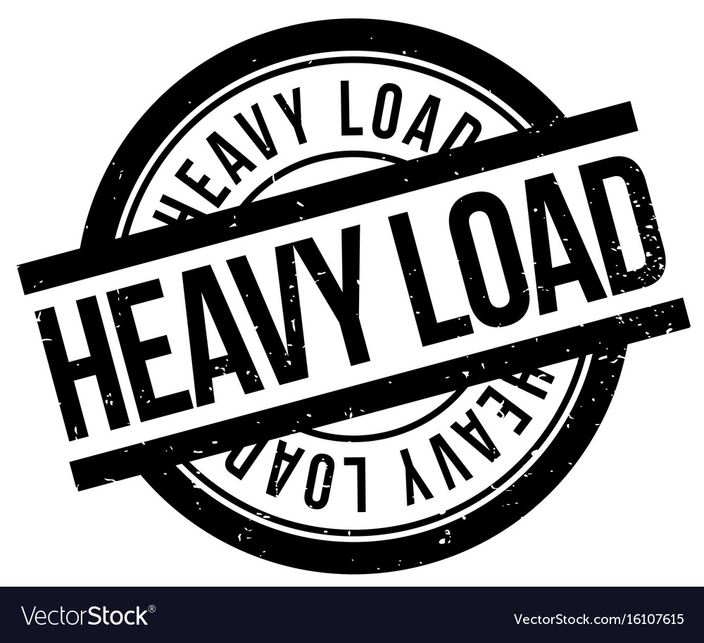 Heavy load rubber stamp