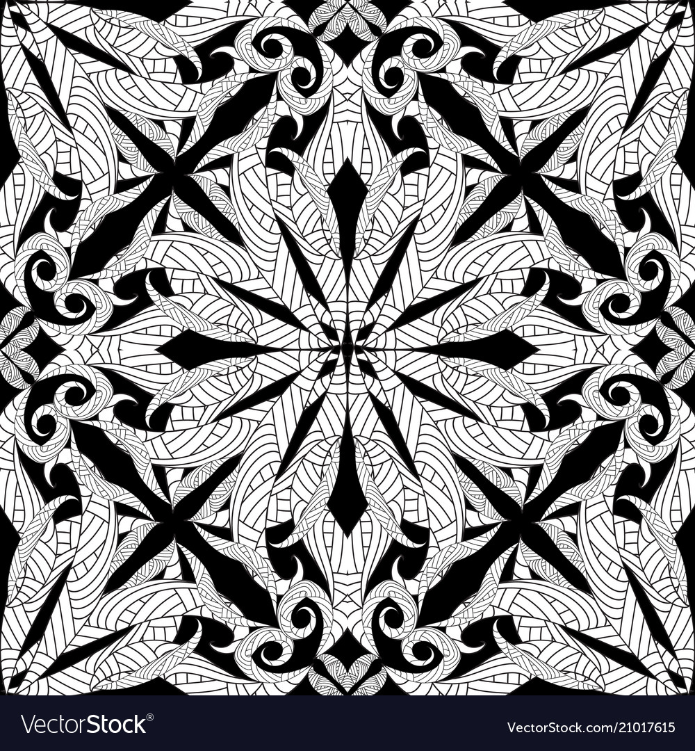 Intricate distressed seamless pattern