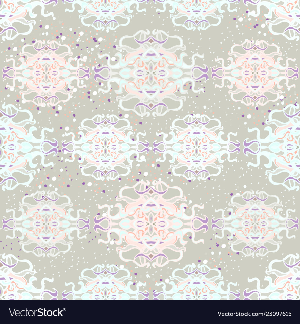 Seamless pattern with colorful abstract shape vector image Seamless pattern with colorful abstract shape