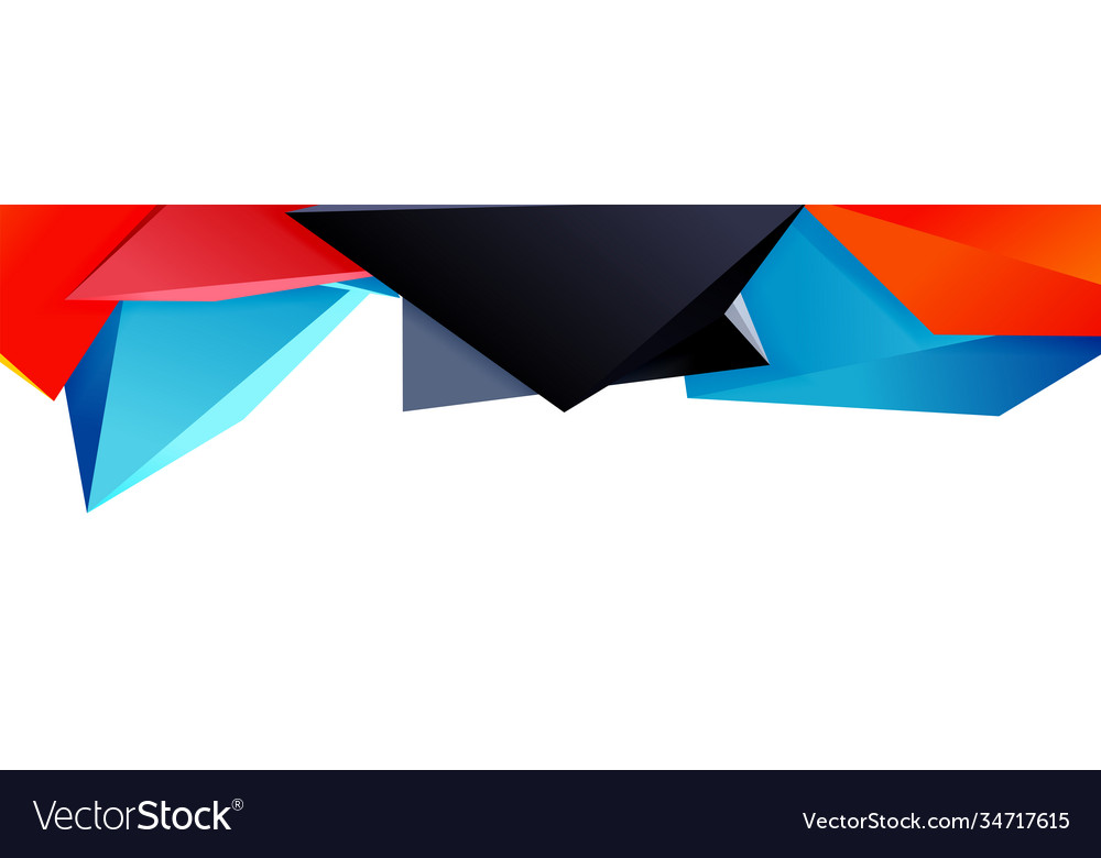 Triangle mosaic abstract background 3d triangular Vector Image Triangle mosaic abstract background 3d triangular