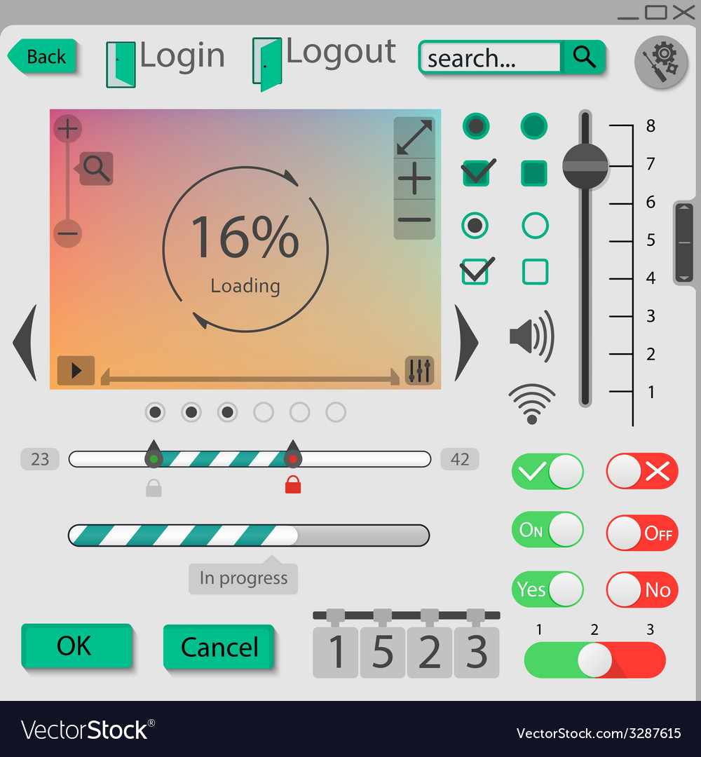 Web elements set