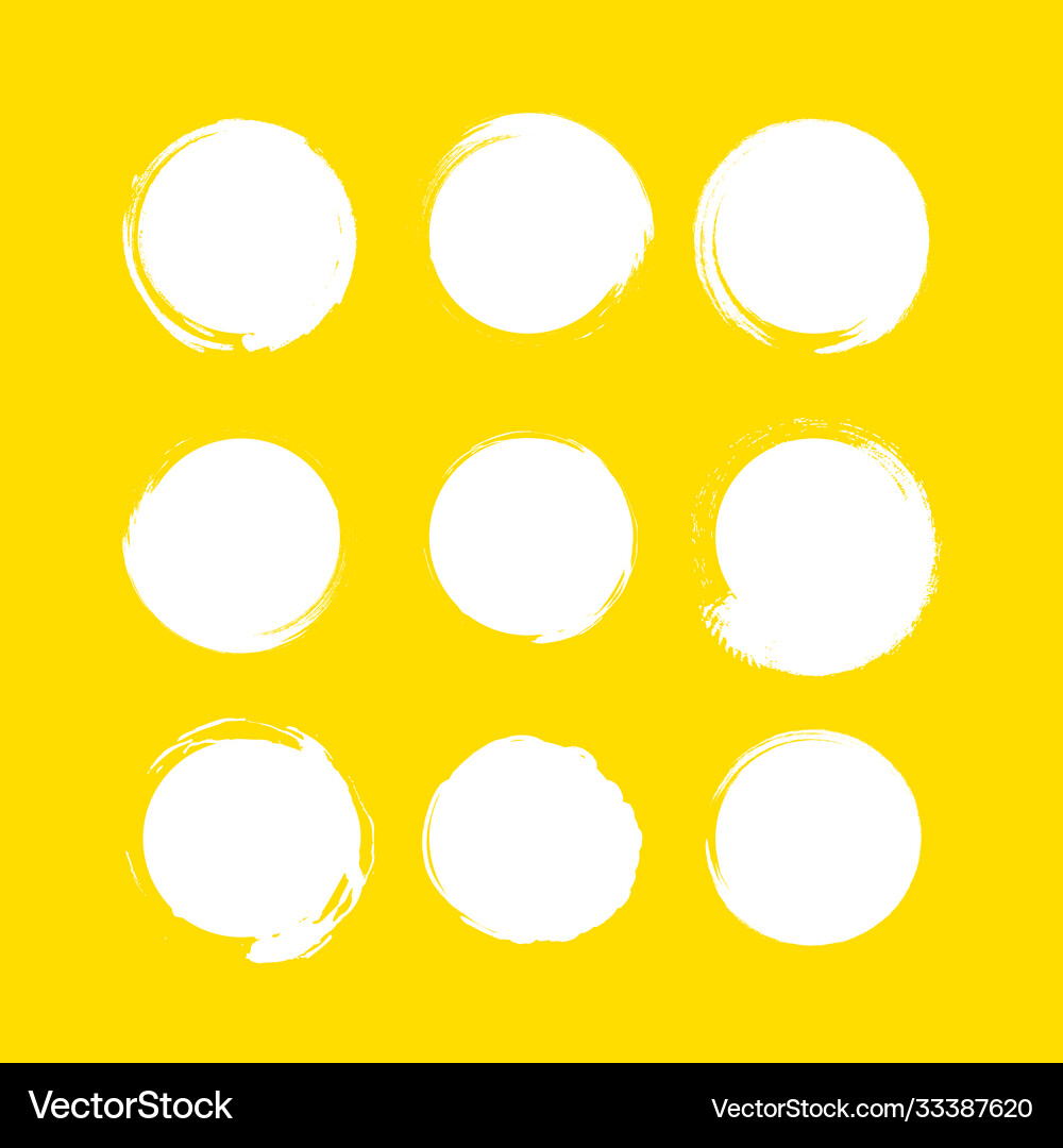 Brushes ink splatters Royalty Free Vector Image