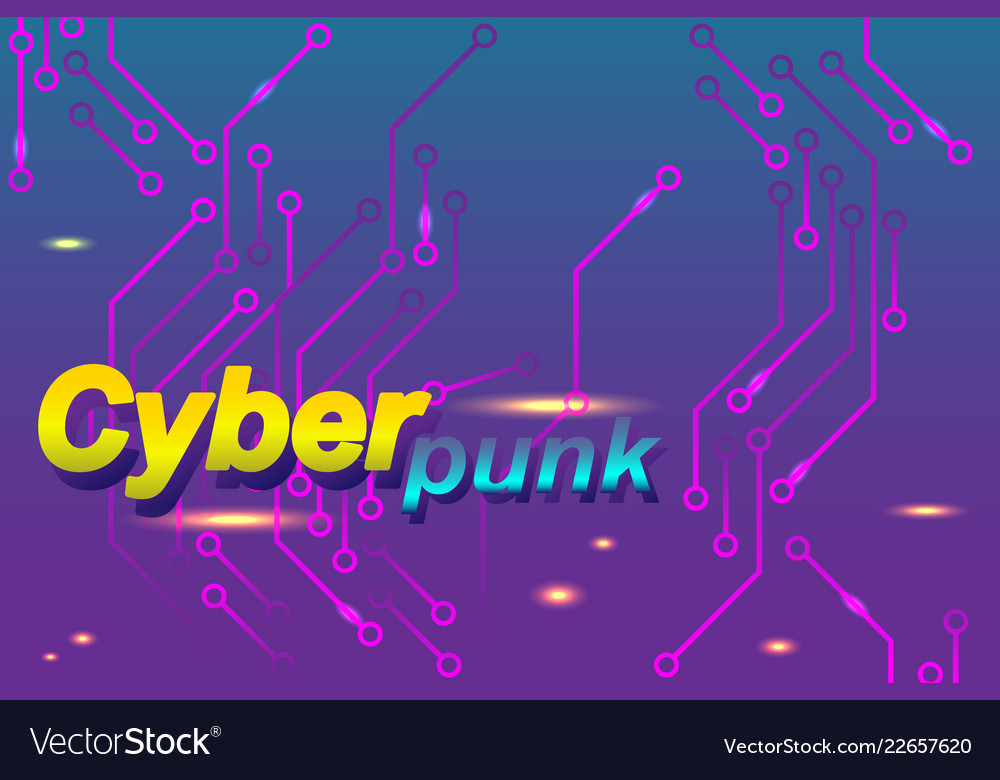 Cyberpunk banner