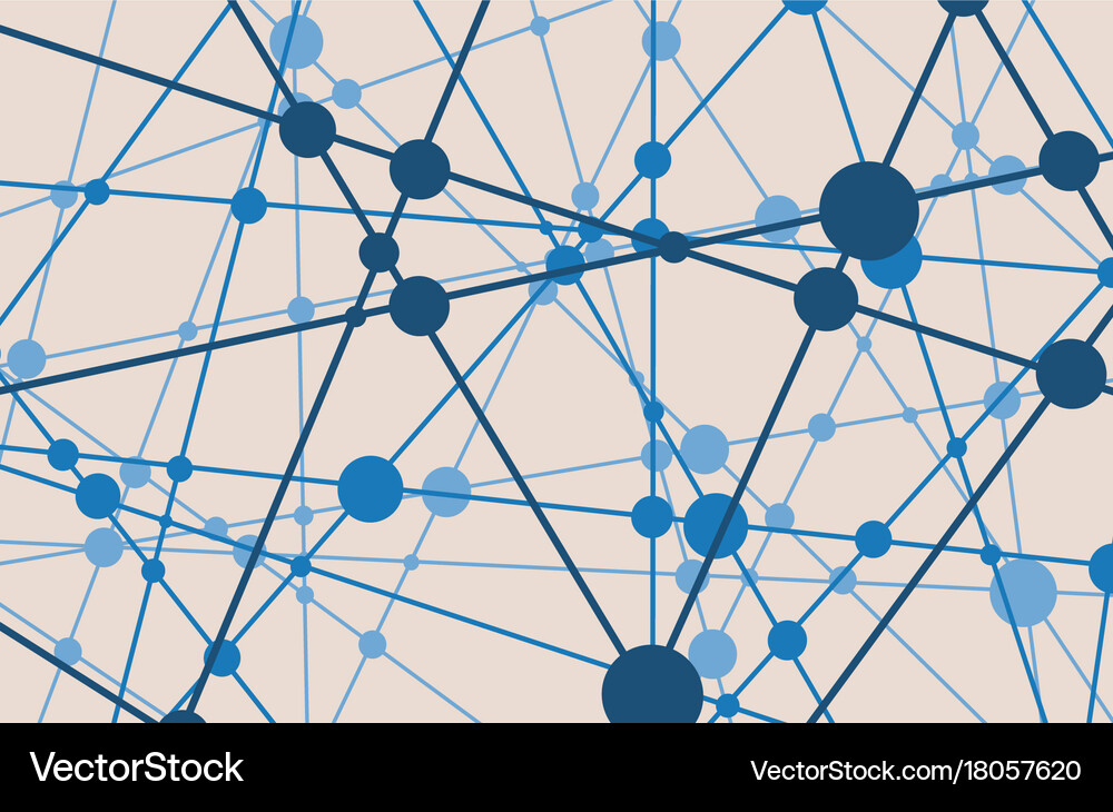 Molecule and communication background Royalty Free Vector