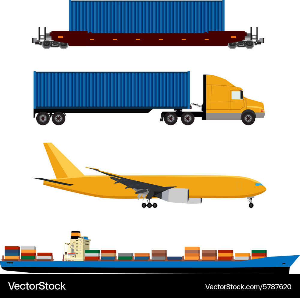 Network logistics Royalty Free Vector Image - VectorStock
