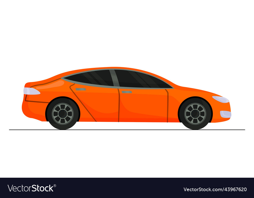 Orange car icon