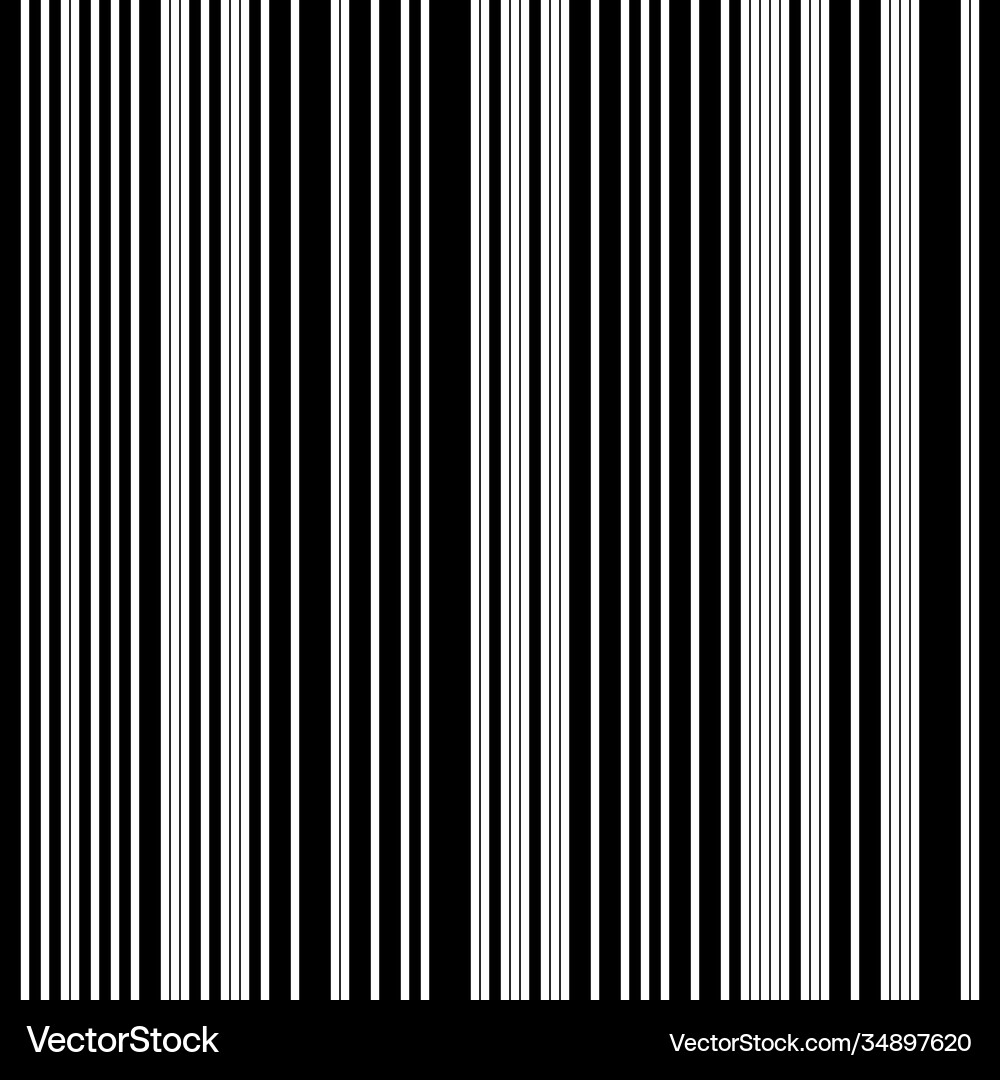 Seamless pattern with vertical black lines Vector Image