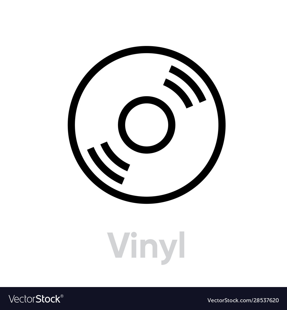 Vinyl music icon