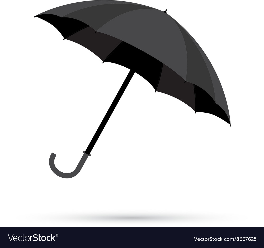 Black umbrella