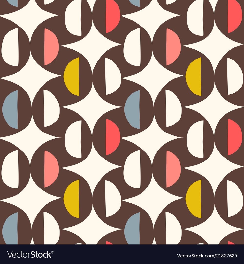 Geometric abstract seamless pattern background vector image Geometric abstract seamless pattern background