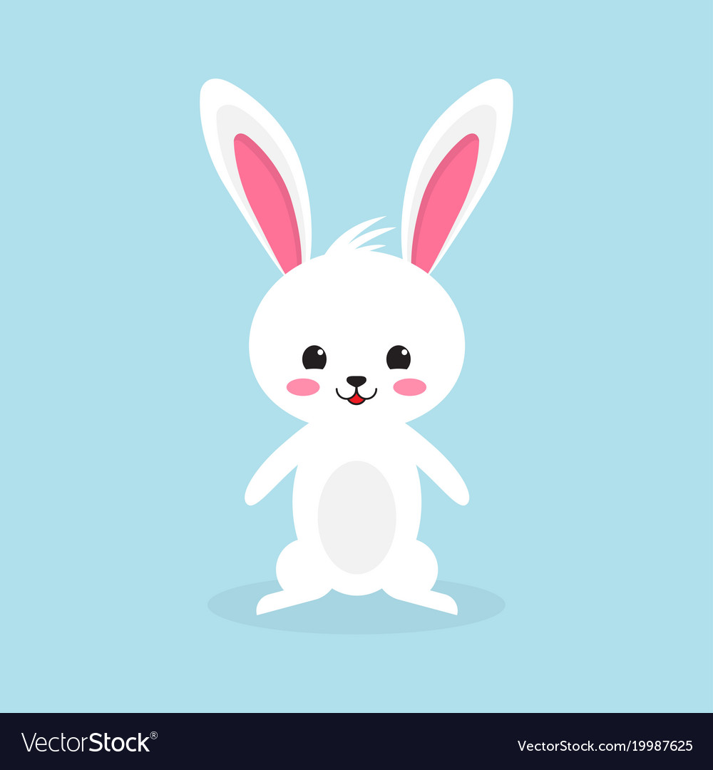 Easter bunny print Royalty Free Vector Image - VectorStock