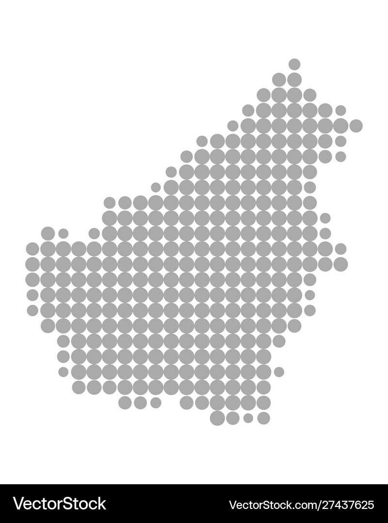 Map Borneo Royalty Free Vector Image Vectorstock