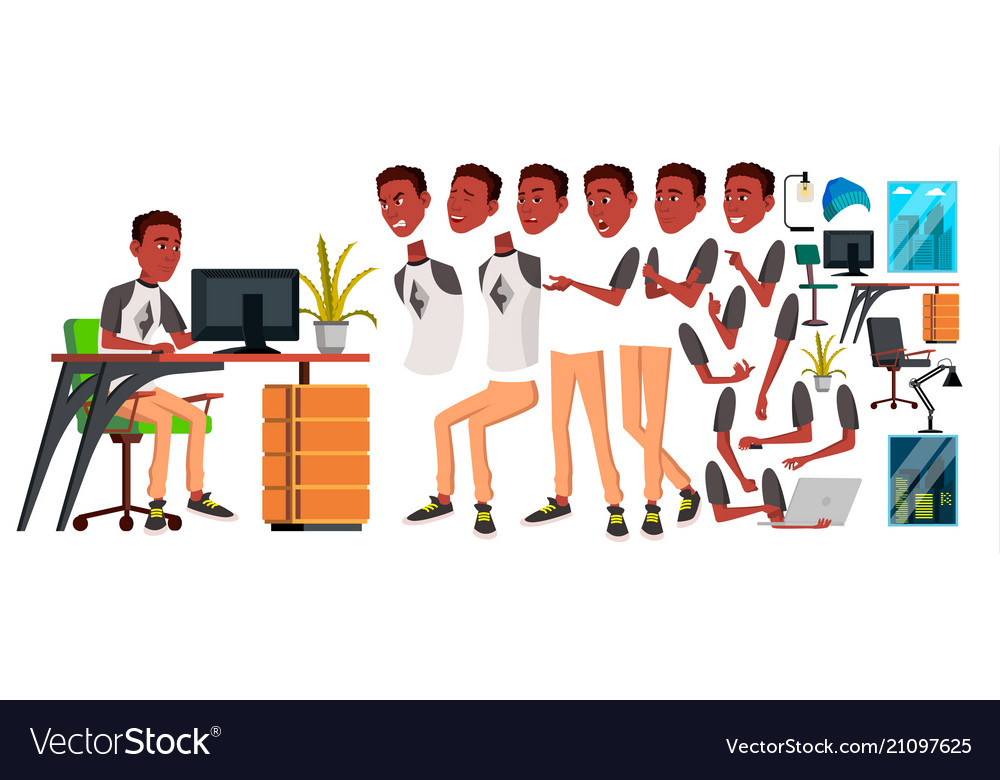 Office Worker Animation Set