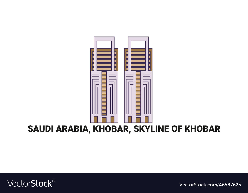 Saudi arabia khobar skyline of travel