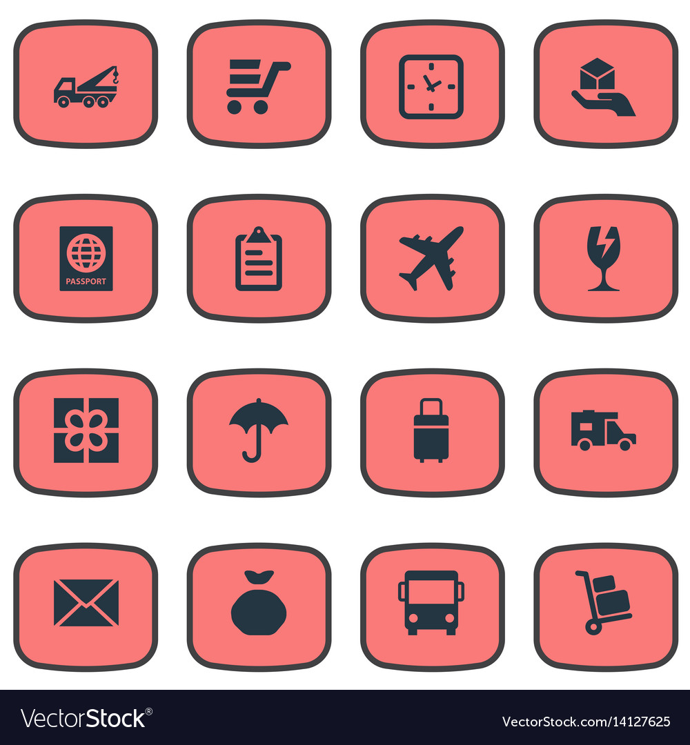 Set of simple surrender icons