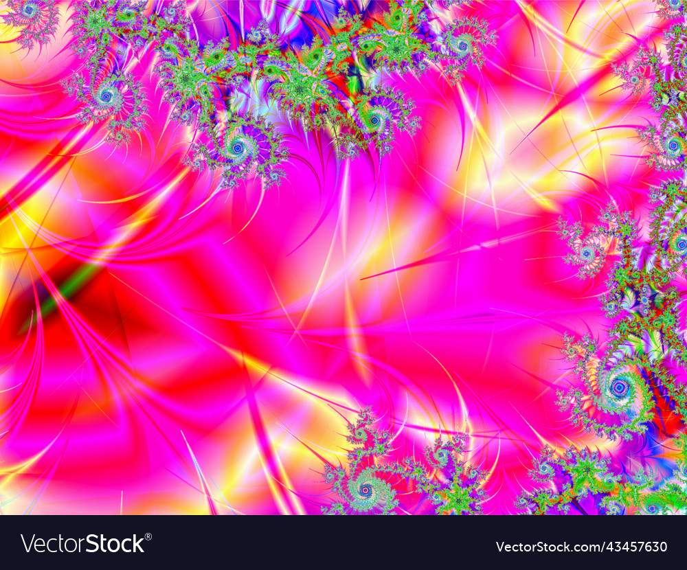 Abstract bright multicolor linear pattern color vector image Abstract bright multicolor linear pattern color
