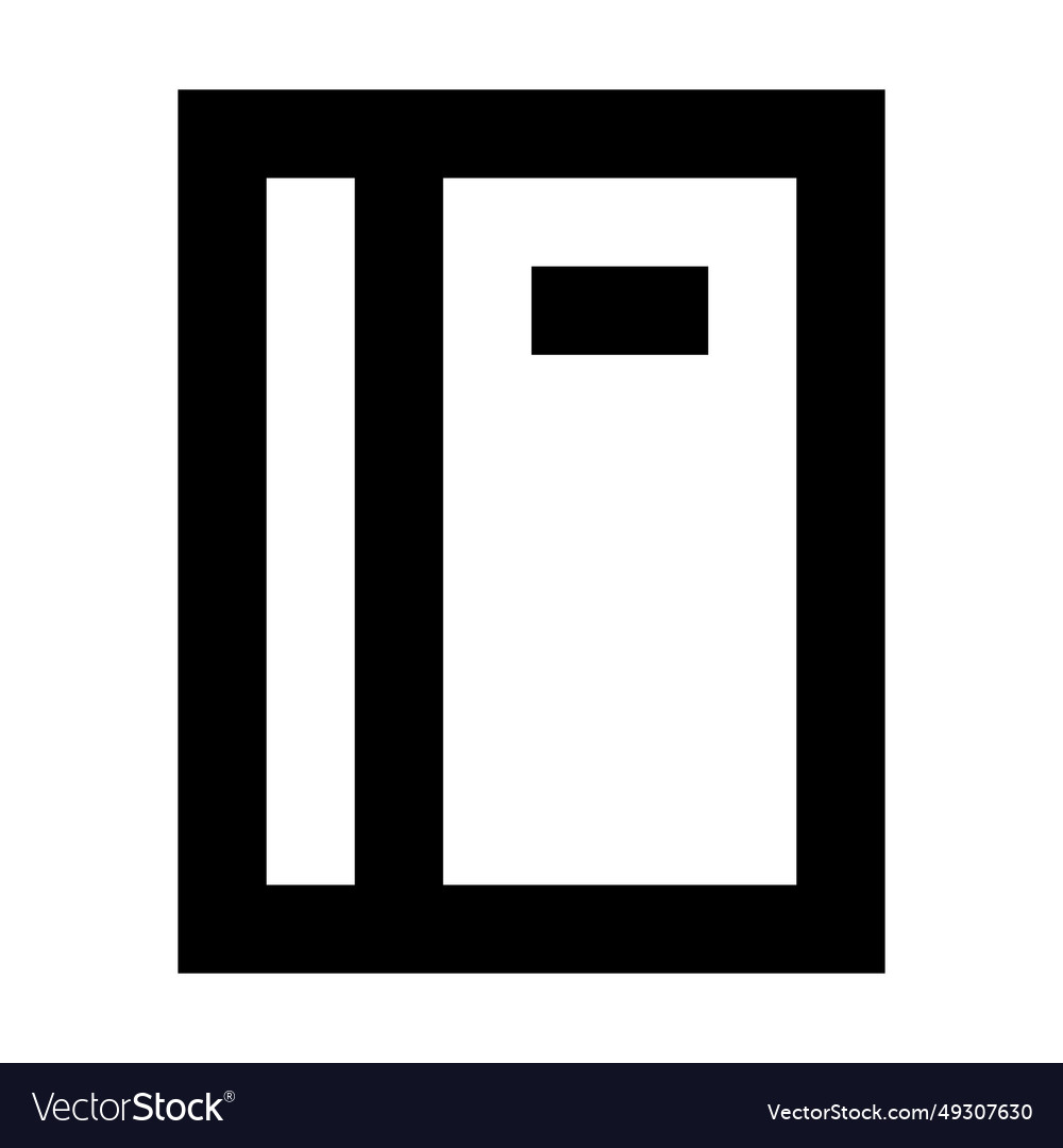 Book icon suitable for website ui design vector image Book icon suitable for website ui design