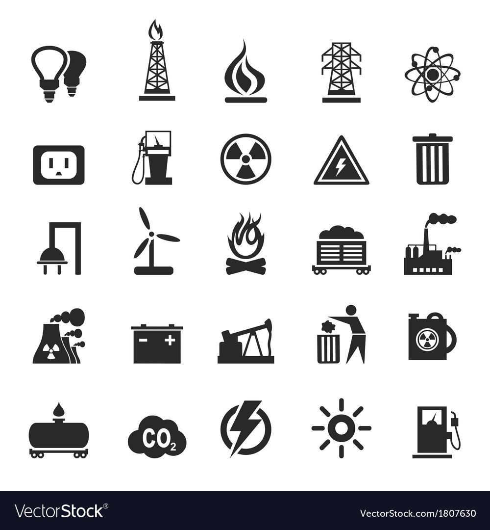 Industrial Icons Set