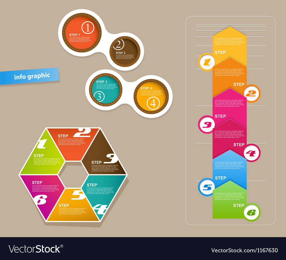 Infographic Number Objects Collection