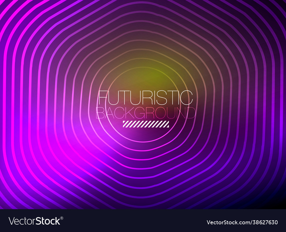 Neon color square shape lines abstract background