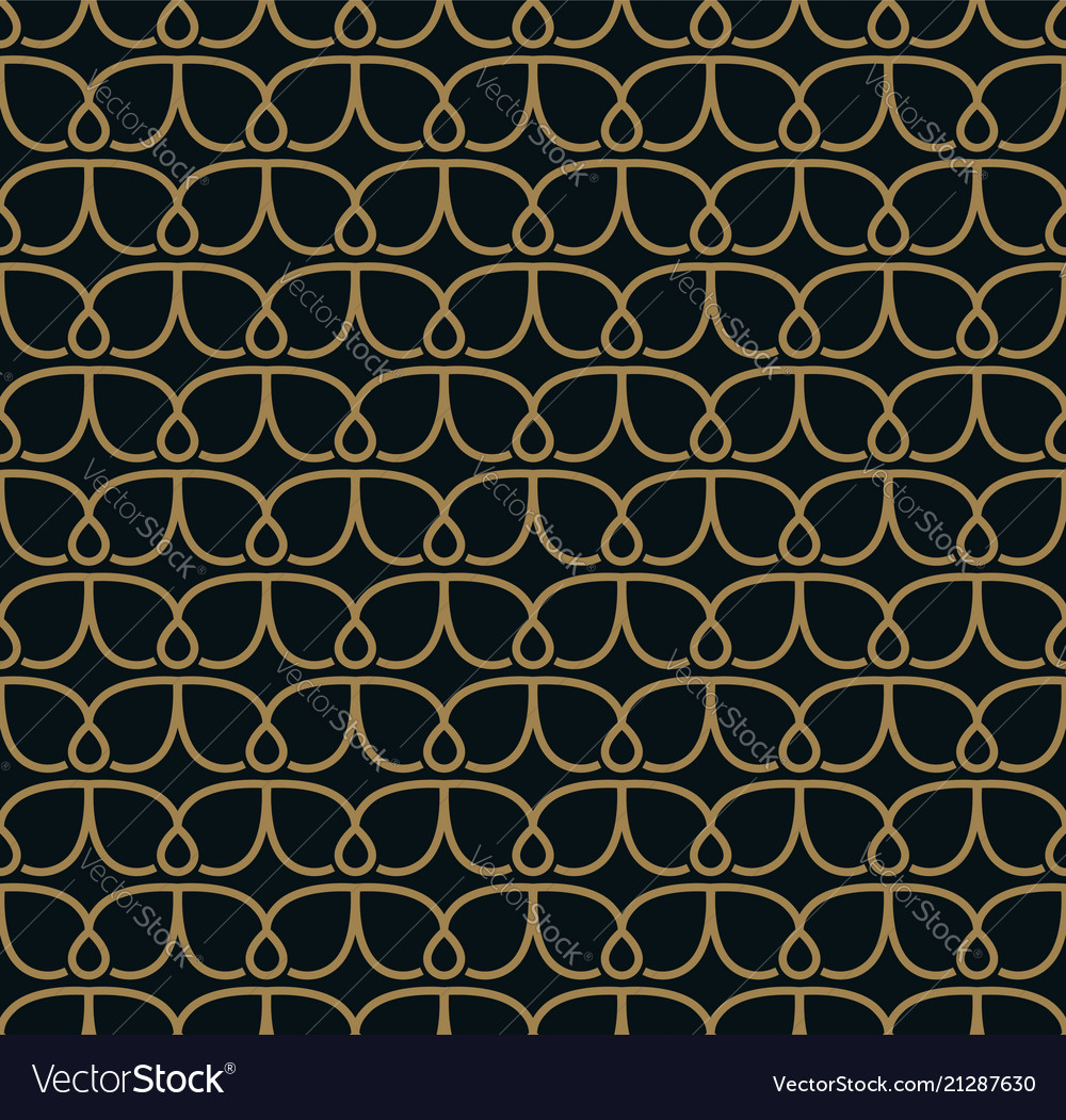 Seamless pattern with line ornament abstract