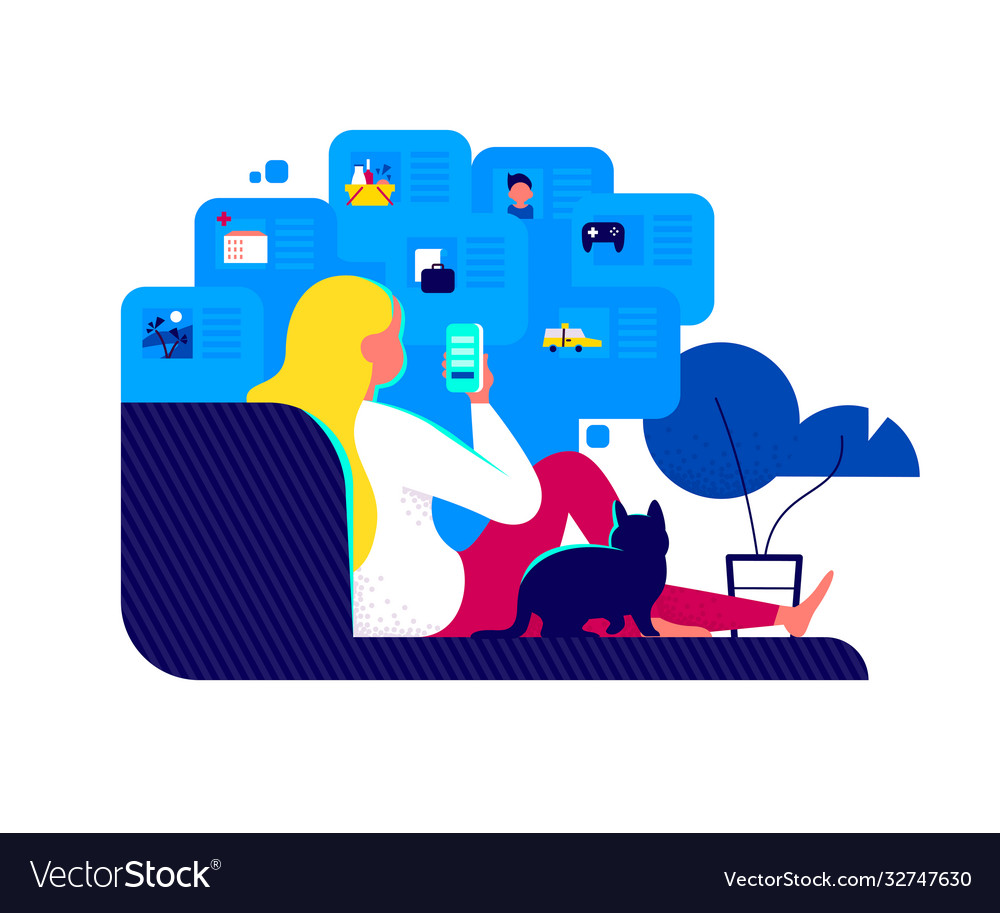 Using service vector image Using service
