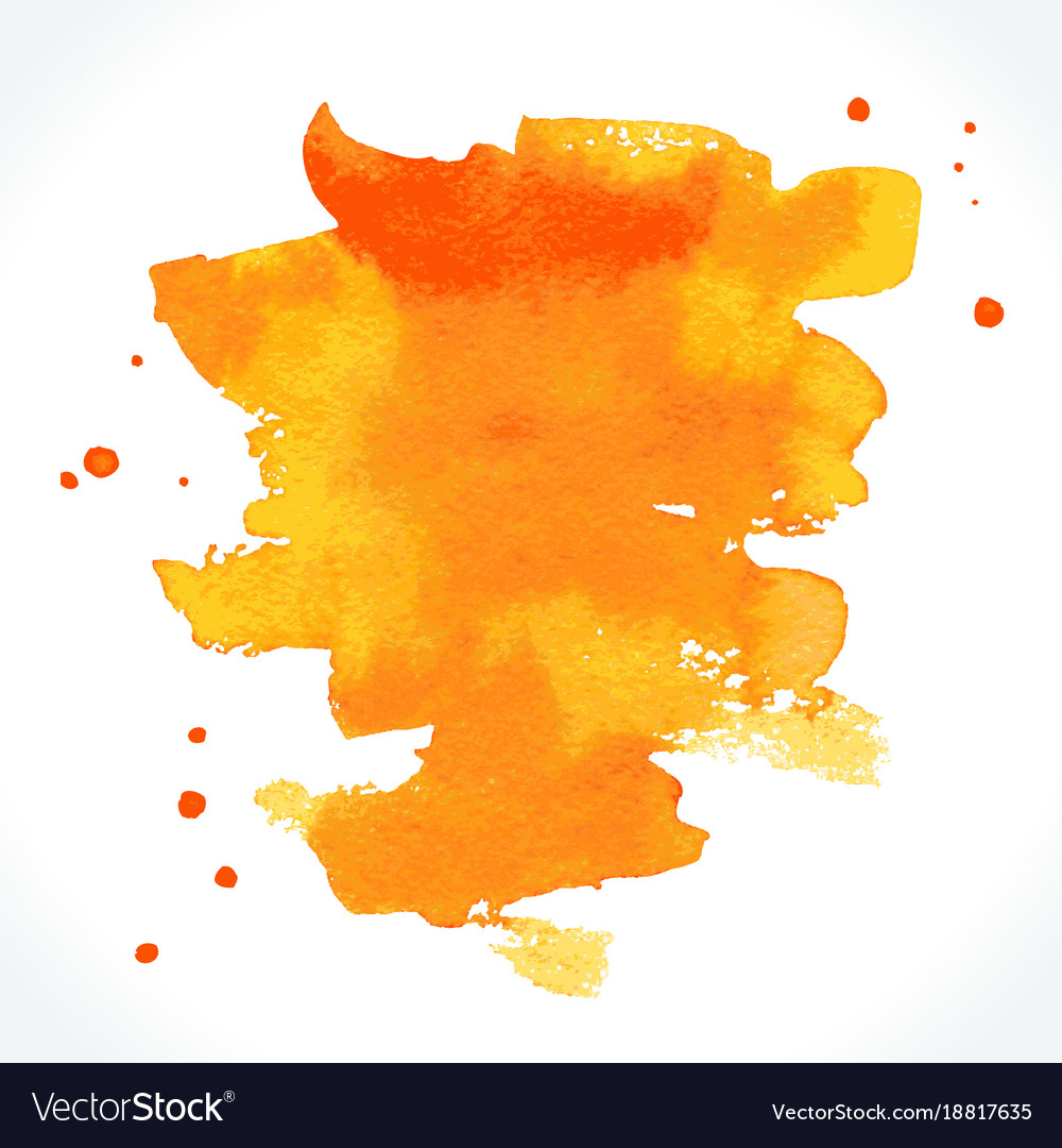 Watercolor brush stroke Royalty Free Vector Image