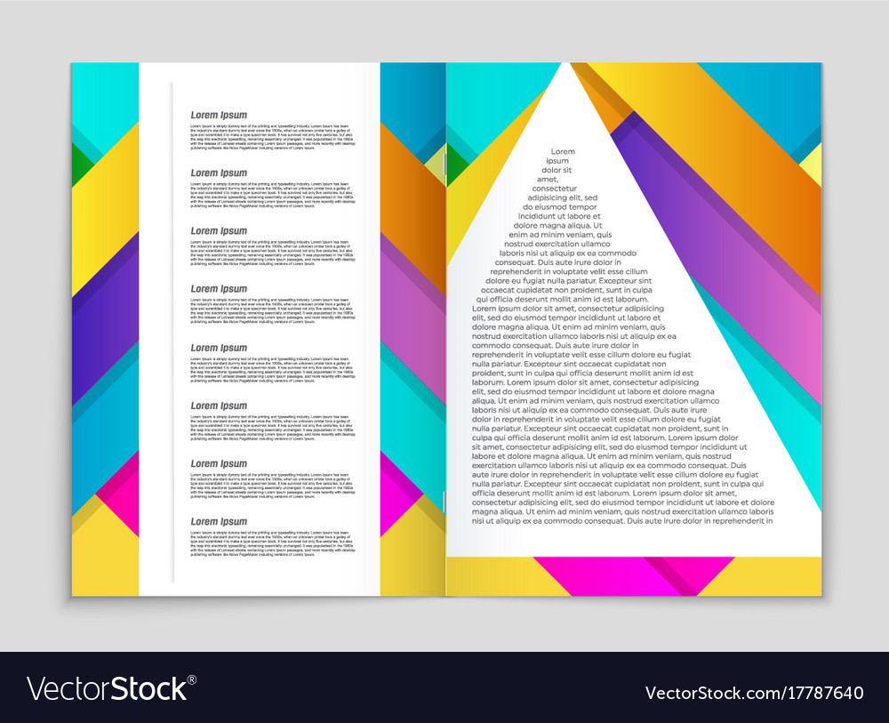 Abstract layout background set for art