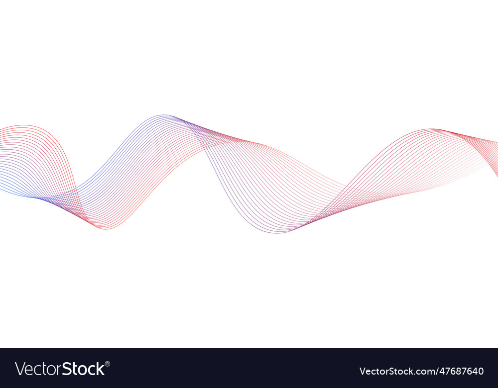 Abstract smooth waves background colorful wavy