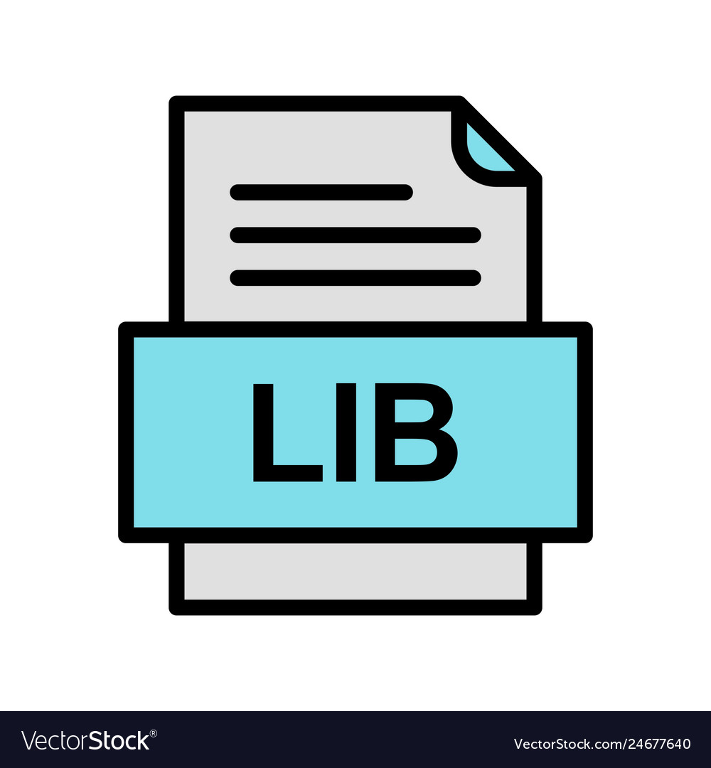 Lib file document icon