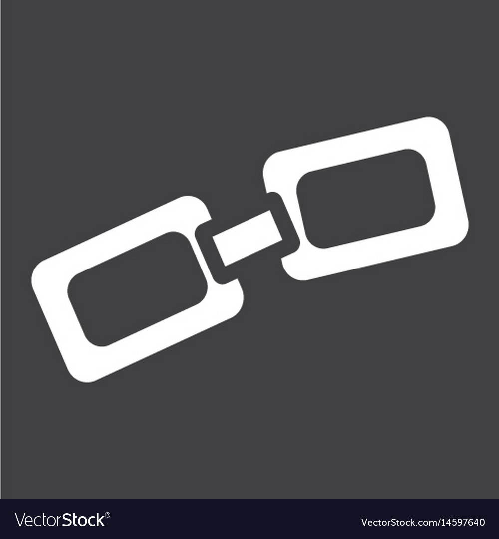 Link solid icon chain and website button